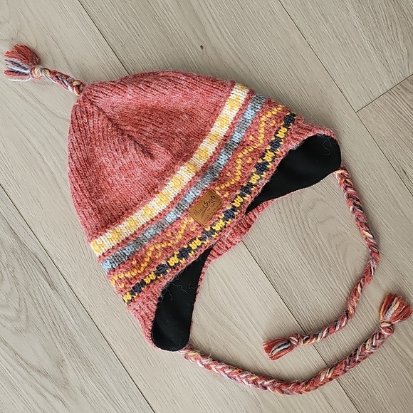 Vintage 🇨🇦 Merkley Wool Blend Ear Flap Toque - Picture 2 of 15